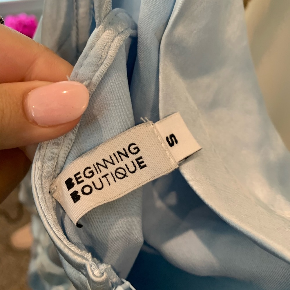 Beginning boutique Atlantic drawstring mini dress - Picture 7 of 7